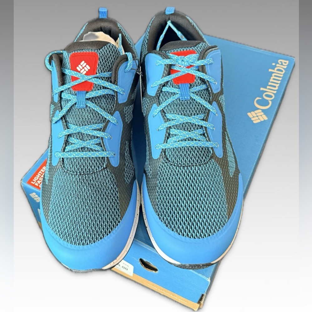 NEW IN BOX - Columbia Men’s Vitesse Outdry Sneakers, Blue, Size 8.5